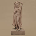 18.5" Indian Classical Dancer Statue | Handcrafted from Pink Sandstone