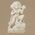 12.5" Lord Hanuman Statue | Handcrafted from White Marble