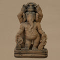 15" Lord Ganesha Statue | Handcrafted from Yellow Sandstone