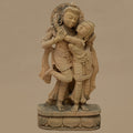 23" Divine Couple Statue | Handcrafted from Yellow Sandstone
