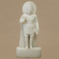 15" Lord Buddha Statue | Handcrafted from White Marble