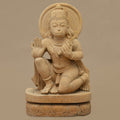 15" Lord Hanuman Statue | Handcrafted from Yellow Sandstone
